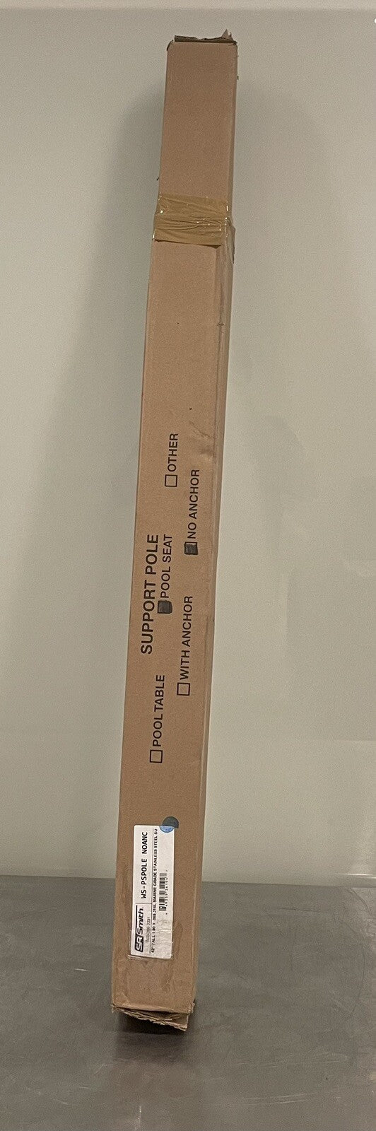 SR Smith WS-PSPOLE 42" Tall Stainless Steel Support Pole Only NEW! FREE SHIPPING