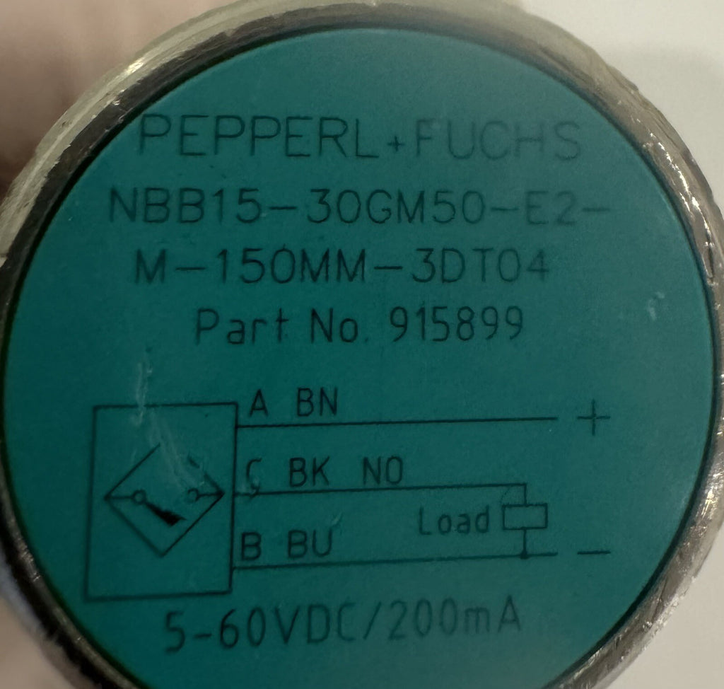 Pepperl+Fuchs NBB15-30GM50-E2-M-150MM-3DT04 Inductive Sensor 915899 NEW!