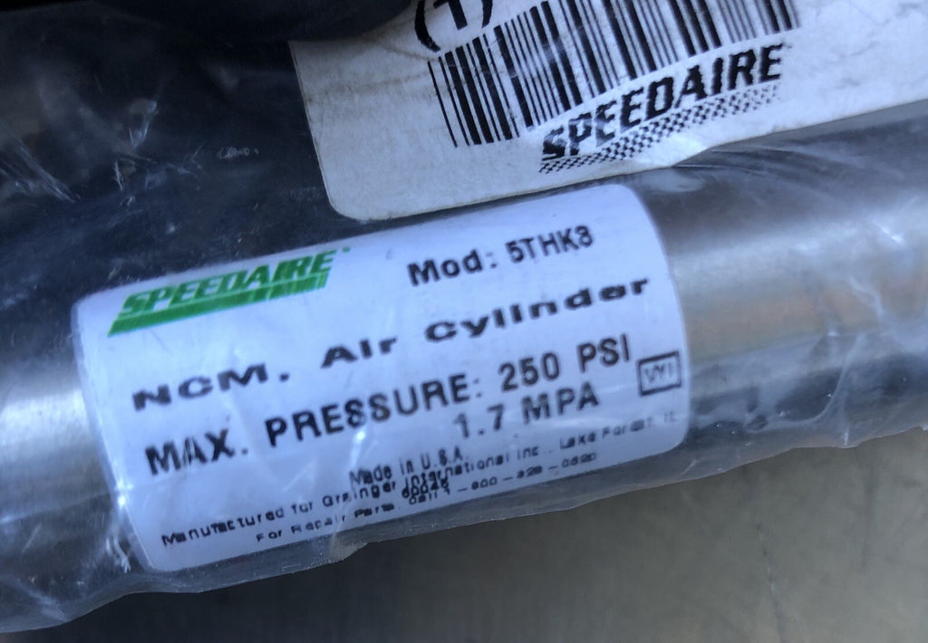Speedaire 5THK3 Air Cylinder 3/4” Bore 10” Stroke Stainless NEW! FREE SHIPPING!