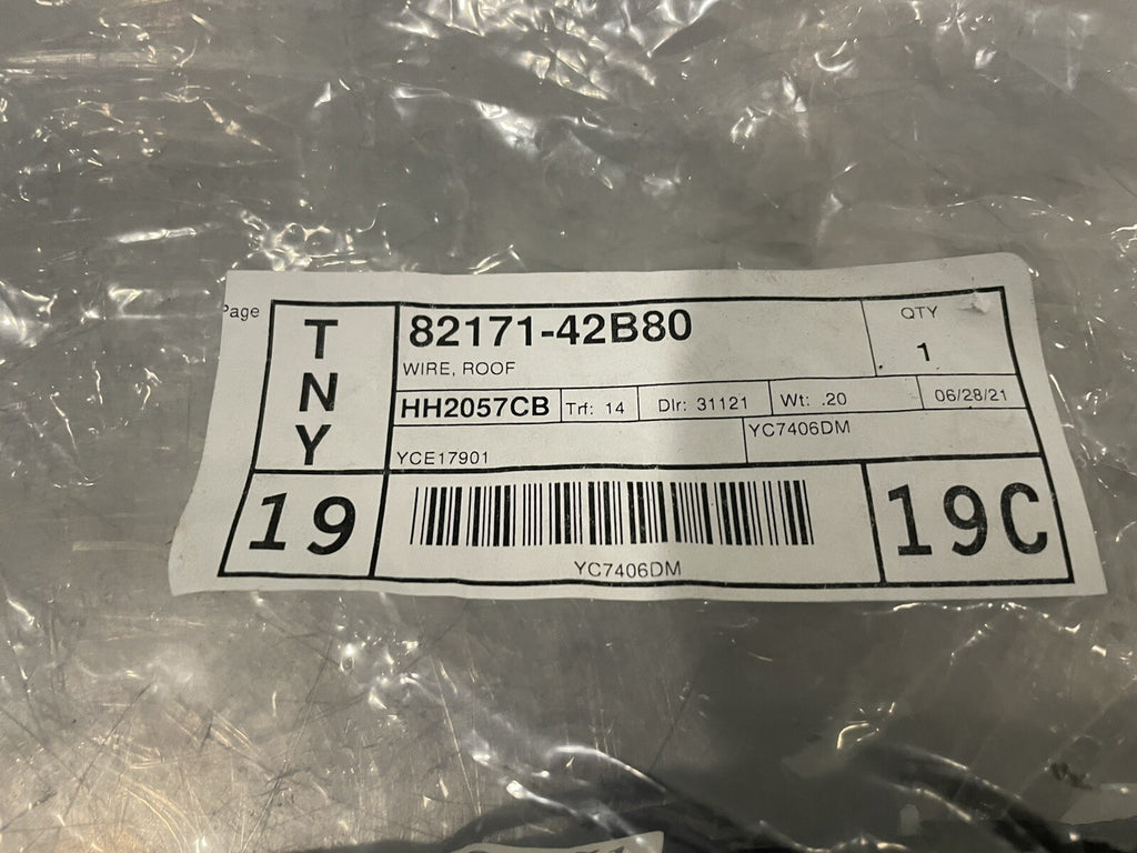 Toyota 82171-42B80 Roof Wire Genuine 2015-18 Rav4 NEW! FREE SHIPPING!