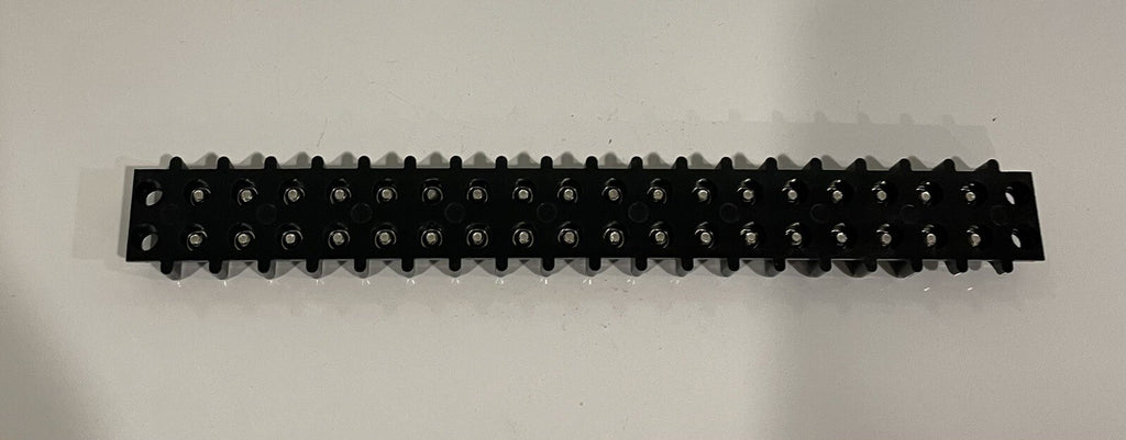 Cinch 18-141 Terminal Block 20A 250V 14-28AWG 2 Row 18 Position NEW!