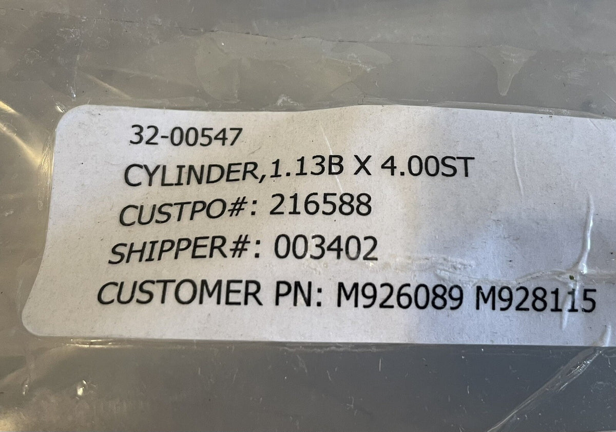 1.13B X 4.00ST Air Cylinder M926089 M928115 NEW! FREE SHIPPING!