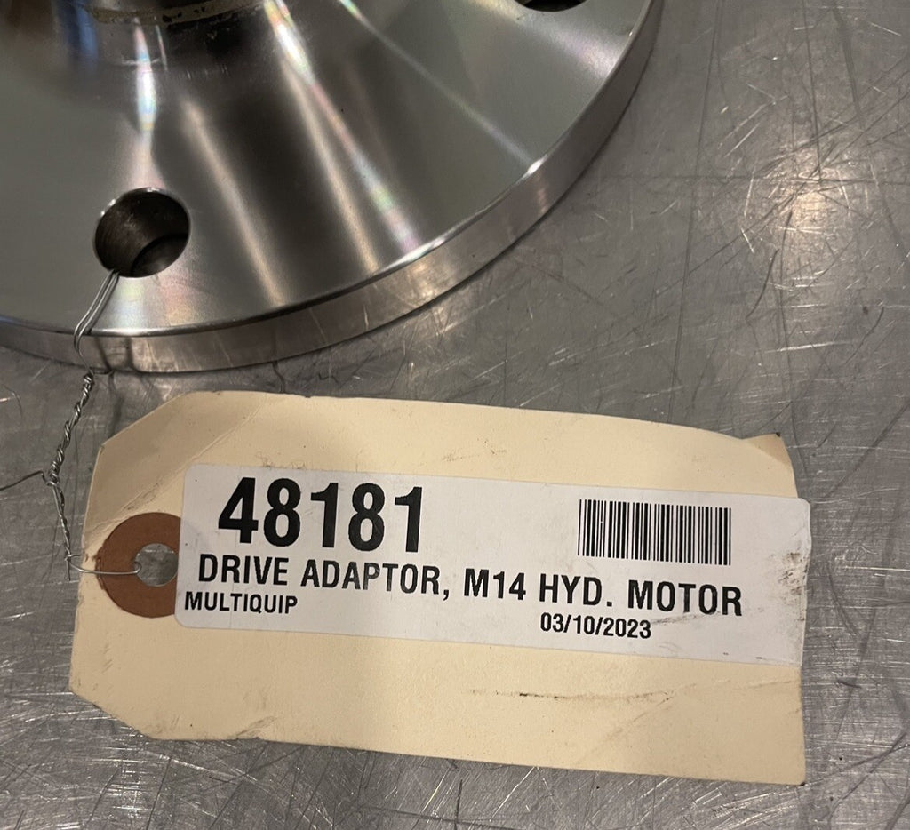 48181 Multiquip Hydraulic Drive Adapter M14 NEW! FREE SHIPPING 