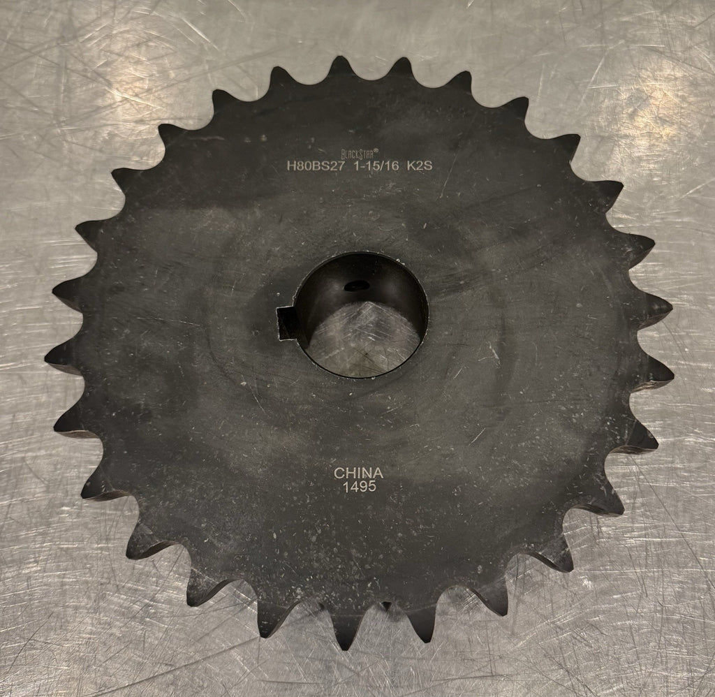 Black Star H80BS27 1-15/16 K2S Sprocket Gear 27 Tooth NEW! FREE SHIPPING!