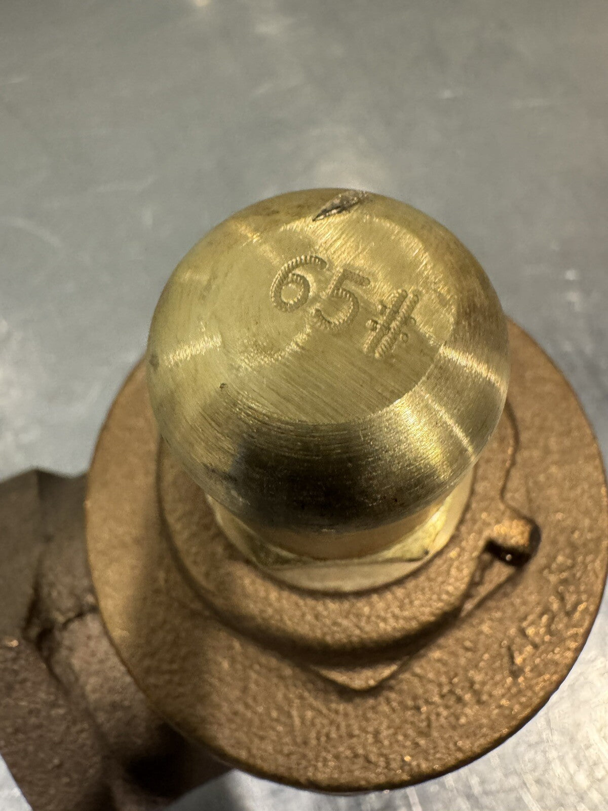 Mcdonald 2" Pressure Relief Valve 65# Brass NEW! FREE SHIPPING!