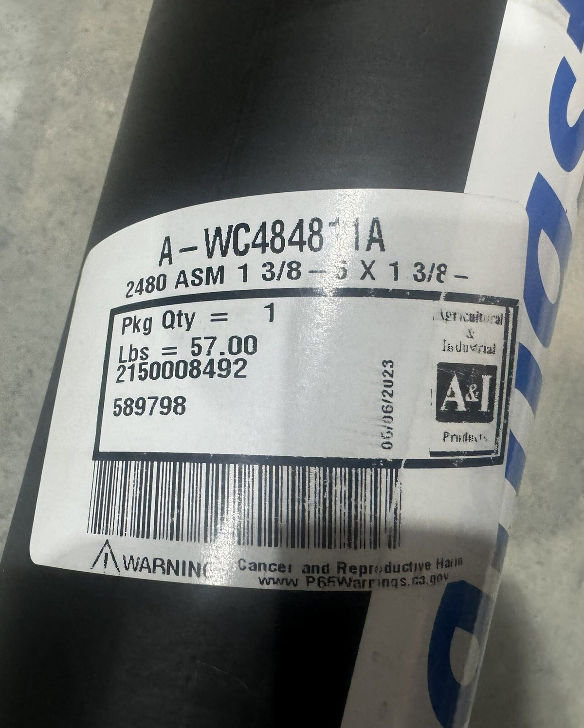 A&I WC484811A Constant Velocity Full Shaft NEW! FREE SHIPPING!