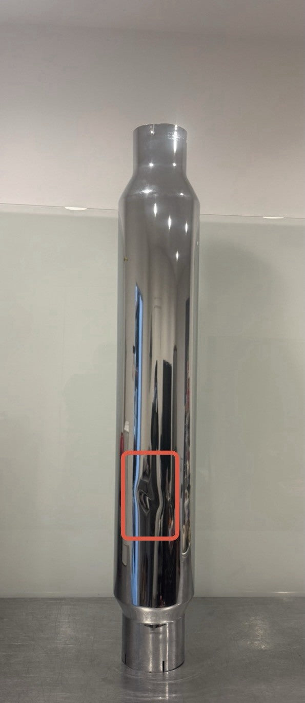 Dynaflex 87BC-6050CP Chrome Muffler Stack NEW IN BOX! DENTED!