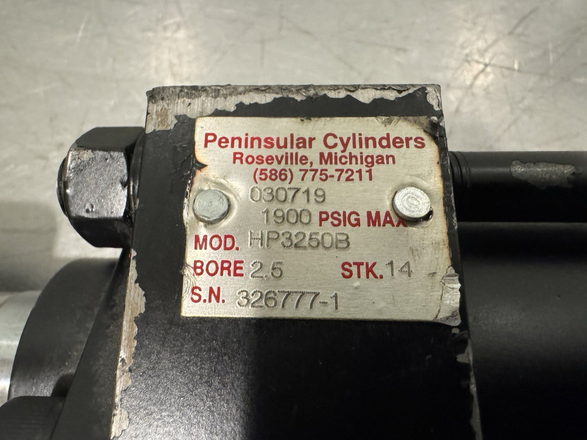 HP3250B Peninsular Hydraulic Cylinder 2.5” Bore 14” Stroke NEW! SHIPS FREE!