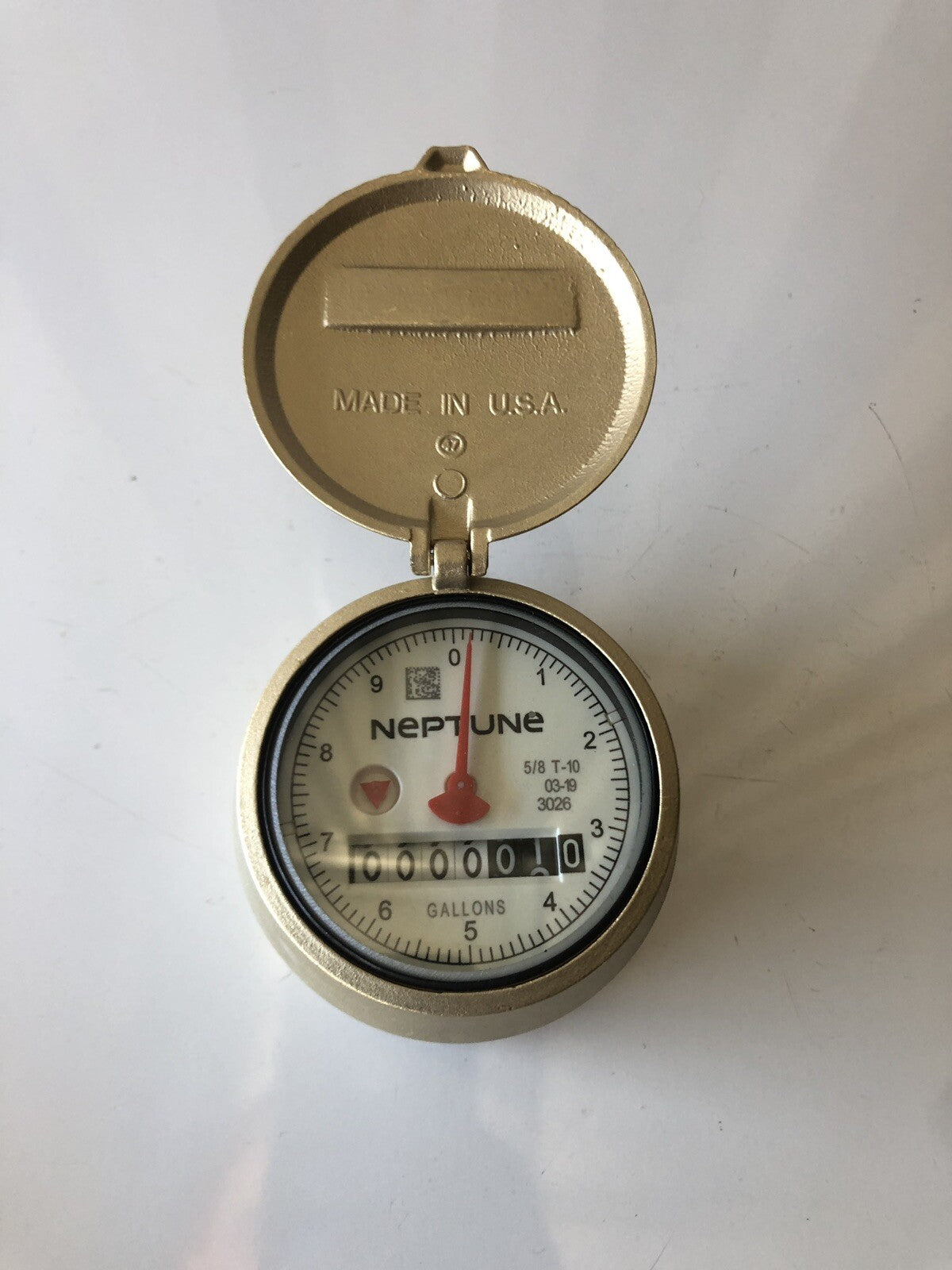 Neptune 3026 5/8 T-10 03-19 Brass Meter NEW!!! FREE SHIPPING!!!