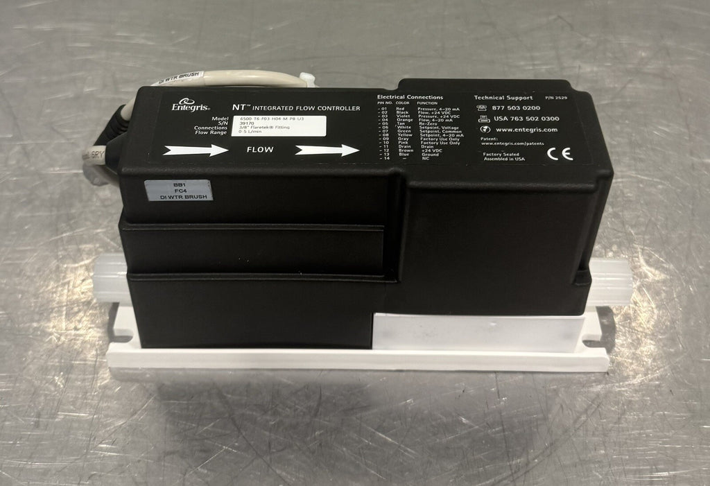 Entegris 6500-T6-F03-H04-M-P8-U3 Integrated Flow Controller NEW! FREE SHIPPING!