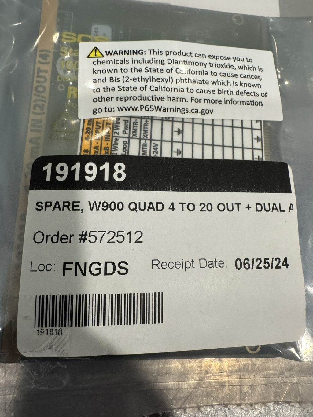 Walchem 191918 Spare W900 Quad 4 To 20 Out + Dual NEW! FREE SHIPPING!