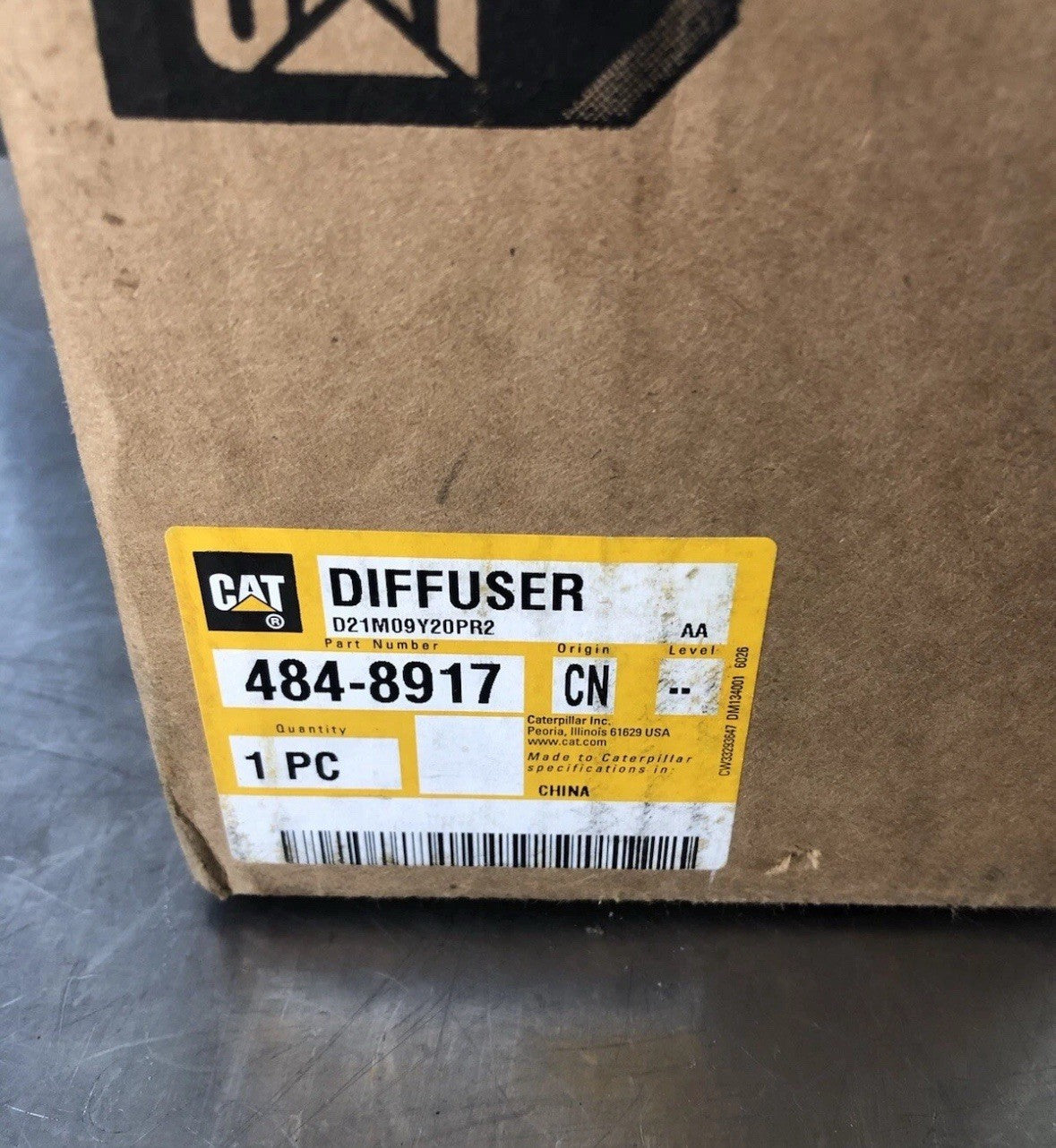 Caterpillar 484-8917 CAT Exhaust Pipe Diffuser Genuine 4848917 NEW! SHIPS FREE!