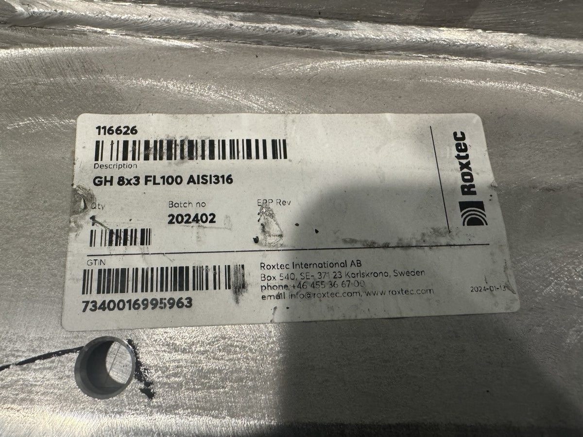Roxtec 116626 GH 8x3 FL100 AISI316 Frame Stainless Steel NEW! FREE SHIPPING!