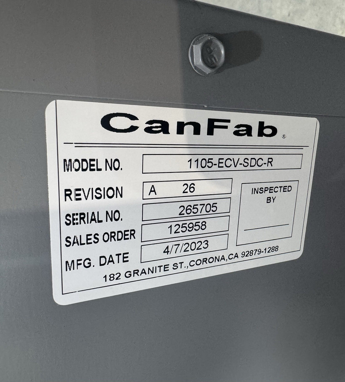 Carrier 1105 Econimizer 1105-ECV-SDC-R CanFab NEW! FREE SHIPPING!