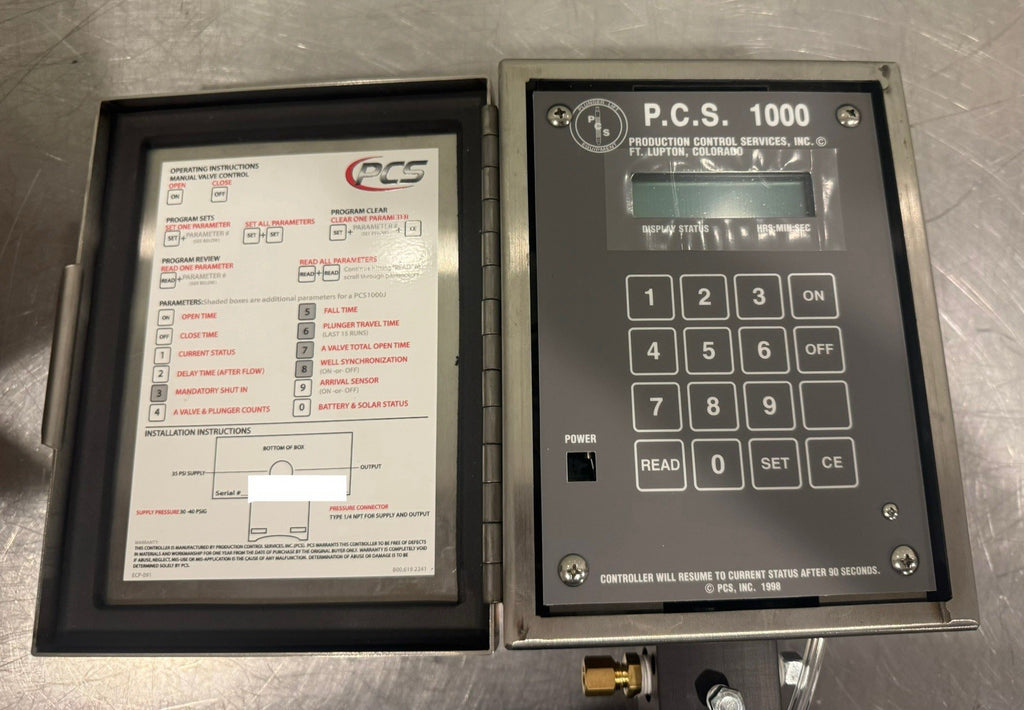 P.C.S. 1000 Controller Plunger Lift Champion X 1077891 Mandatory Control NEW!