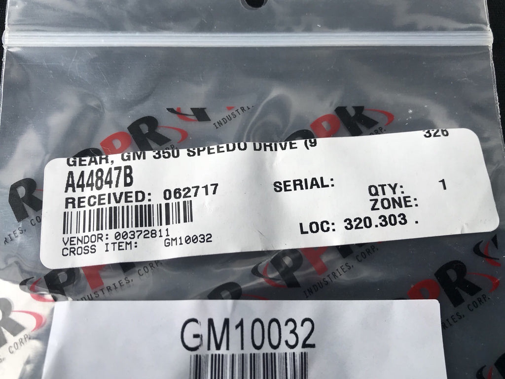 PPR GM 350 Speedo Drive Green A44847B NEW