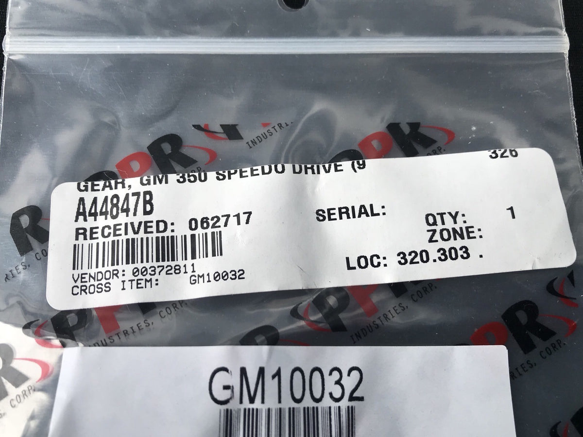 PPR GM 350 Speedo Drive Green A44847B NEW