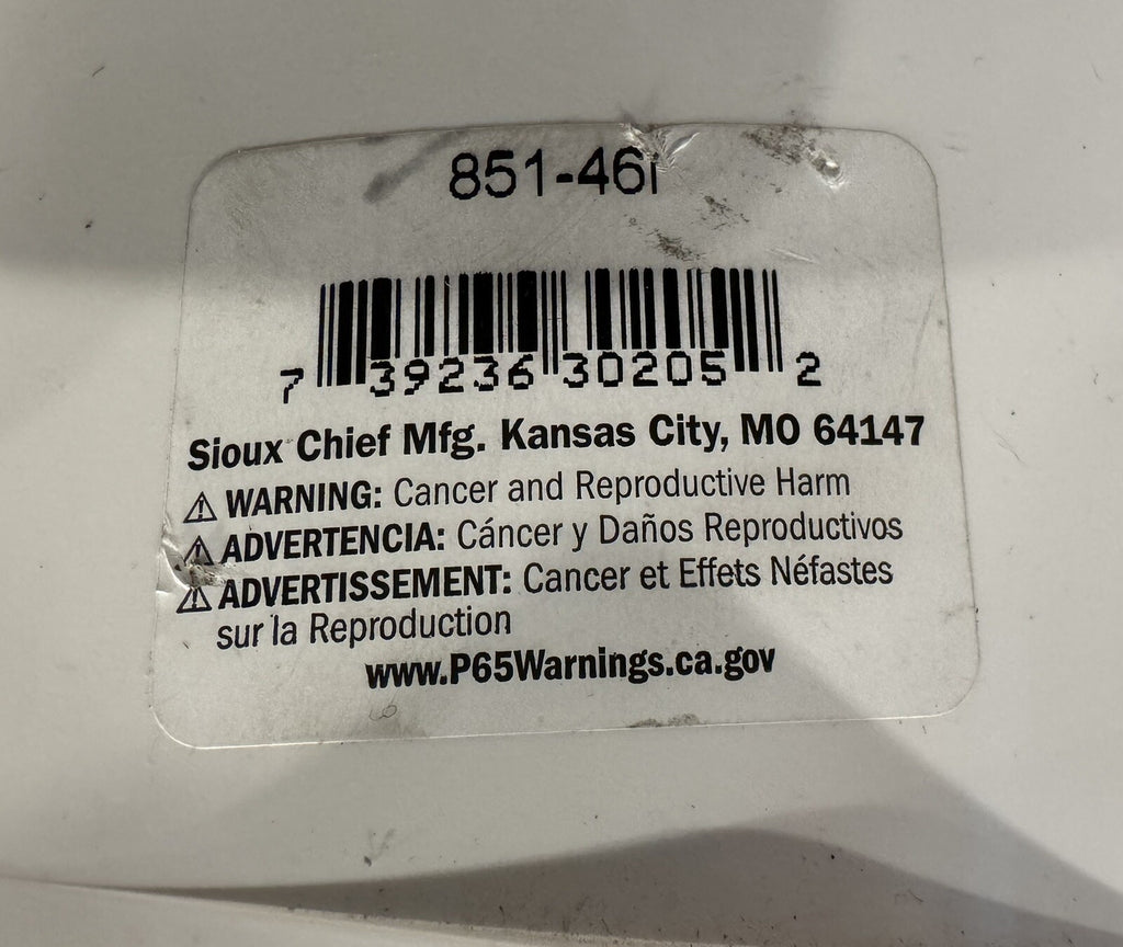 Sioux Chief 851-46i Adjustable Cleanout Assembly NEW! FREE SHIPPING!