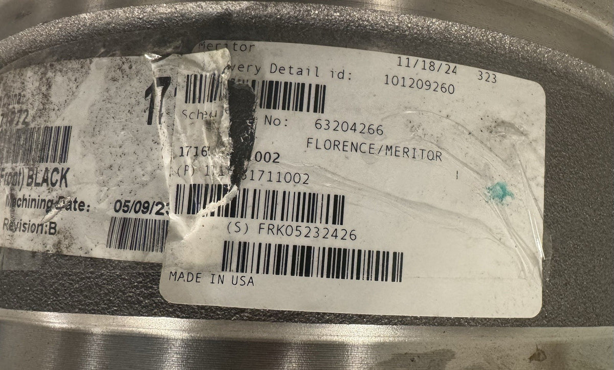 Meritor 17161711002 AY Hub Rotor 10 Stud NEW! RUST! FREE SHIPPING!