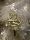Number 20 Trophy Topper PDU 58-G Screw In 100 PACK NEW! FREE SHIPPING!
