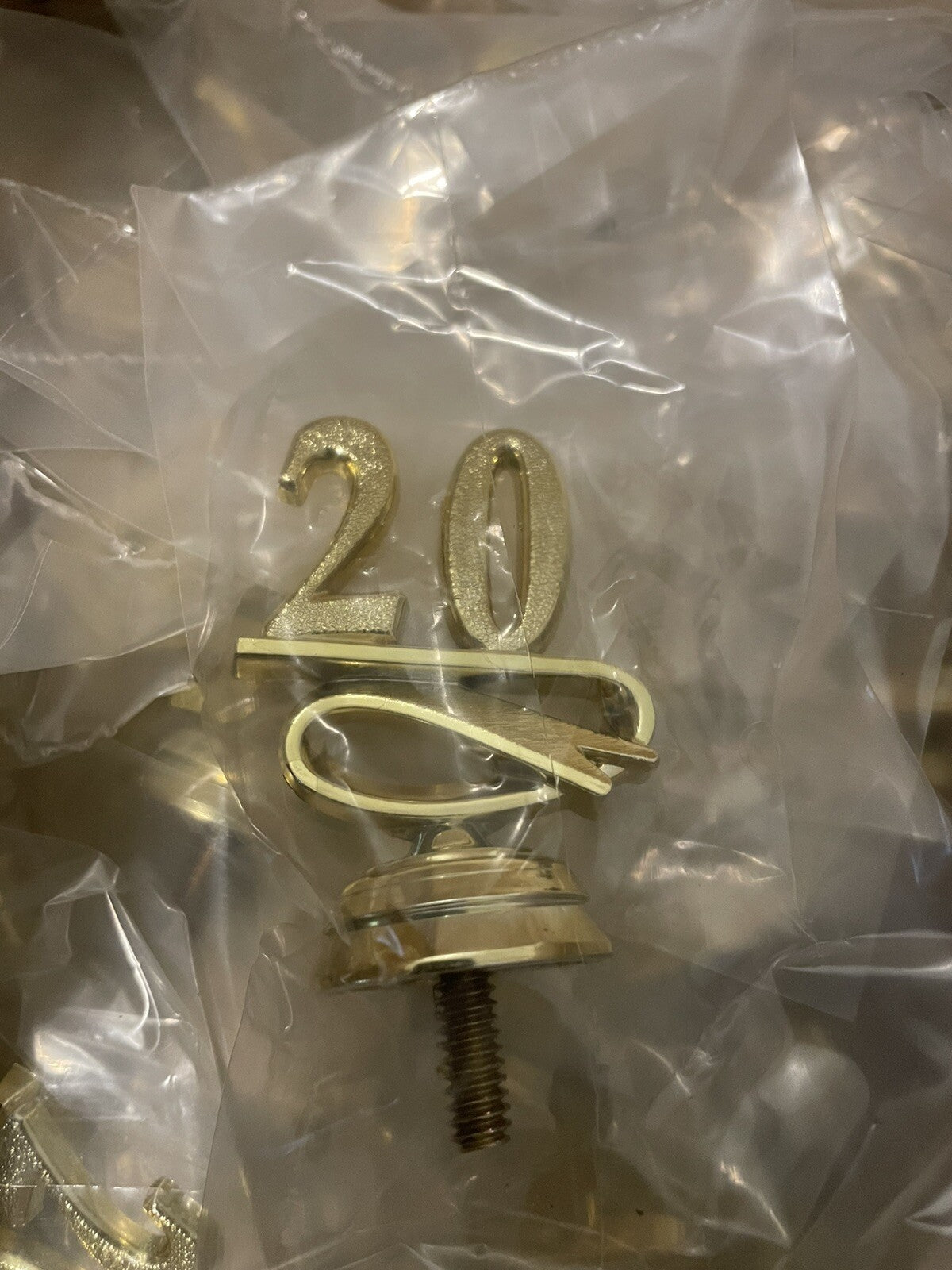 Number 20 Trophy Topper PDU 58-G Screw In 100 PACK NEW! FREE SHIPPING!