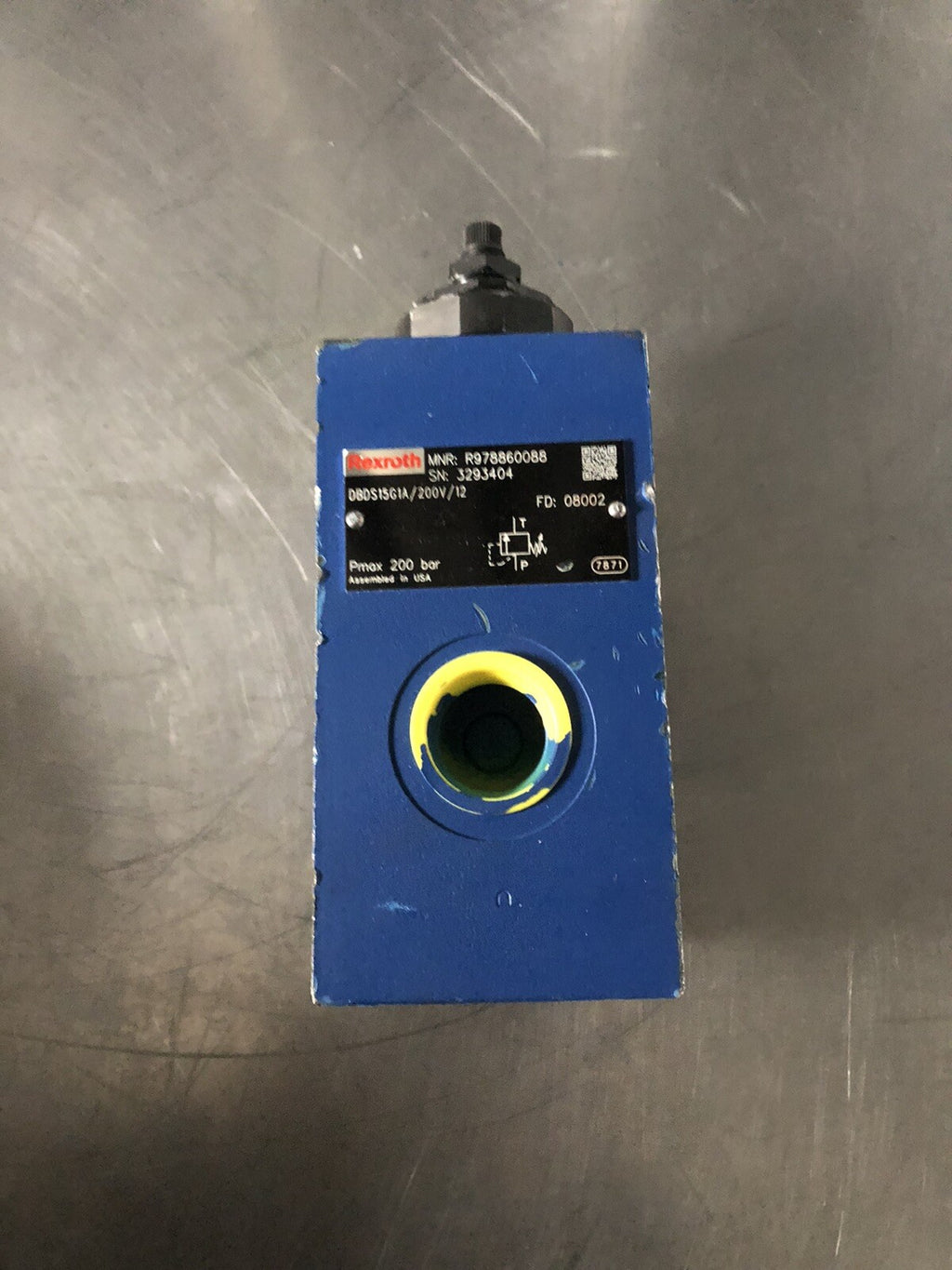 Rexroth R978860088 Pressure Relief Valve Direct Control NEW! FREE SHIPPING!!!