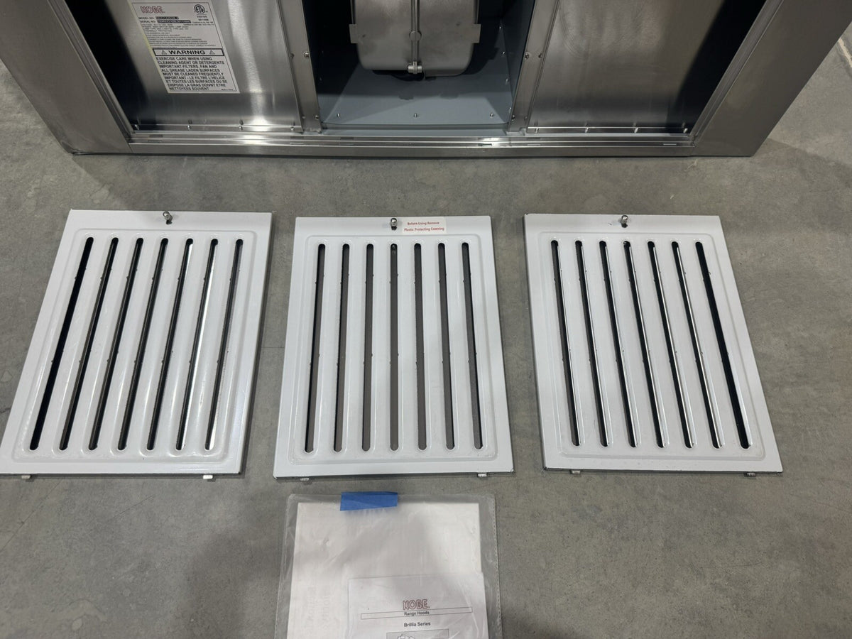 Kobe RAX2142SQB-X Range Hood 42” Stainless Brillia Series Under Cabinet NEW!