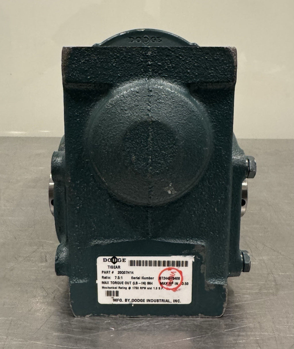 Dodge 20Q07H14 Tigear2 Worm Gear Reducer 7.5:1 Ration NEW! FREE SHIPPING!
