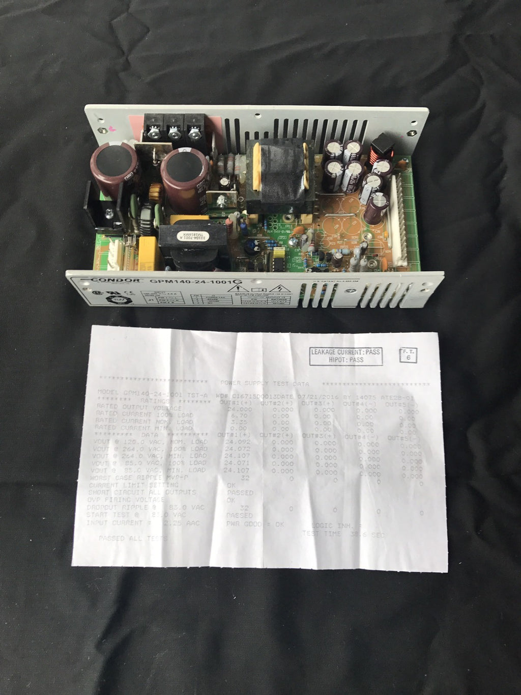 Condor GPM140-24-1001 Power Supply T72957 NEW IN BOX