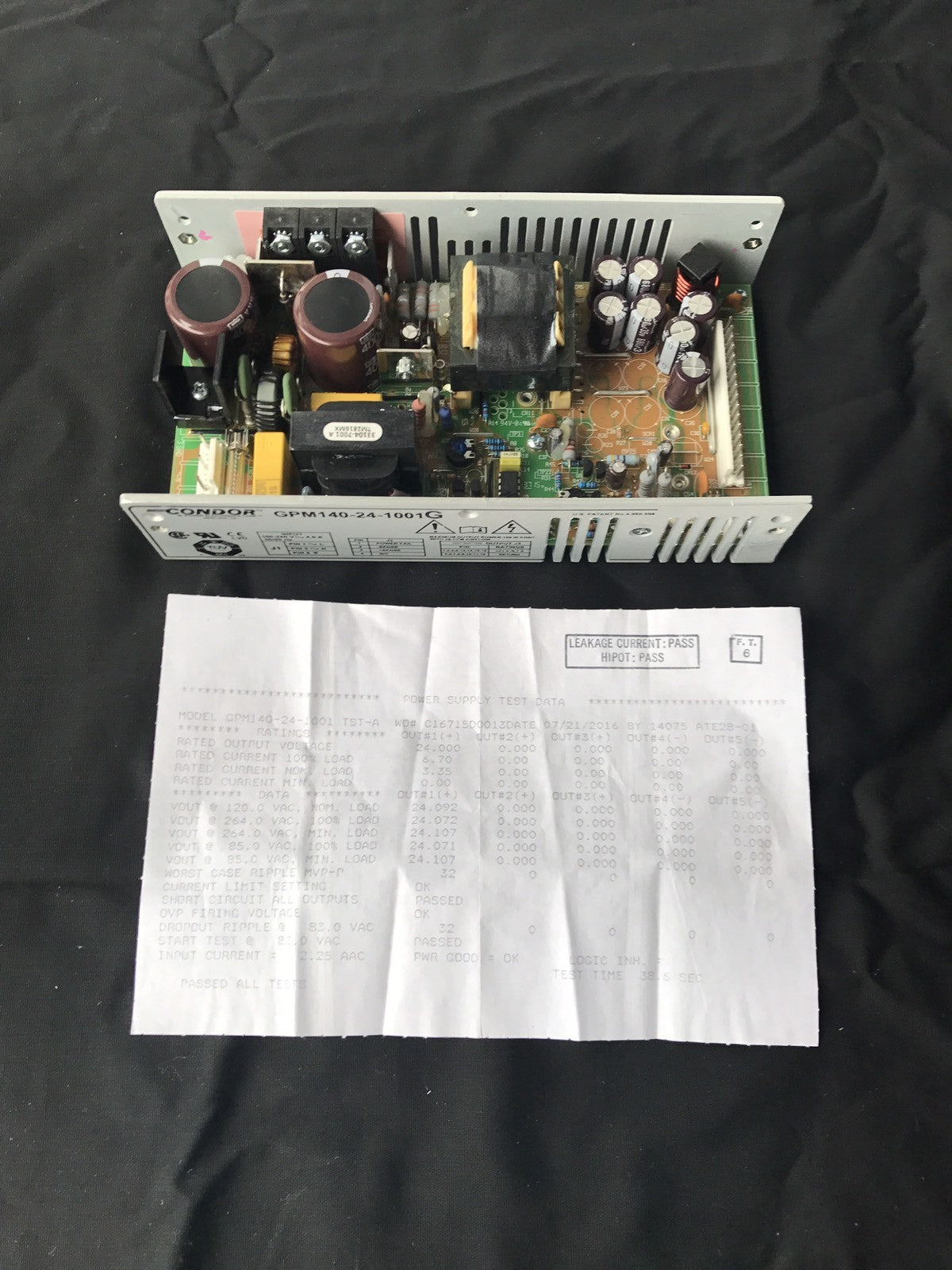 Condor GPM140-24-1001 Power Supply T72957 NEW IN BOX