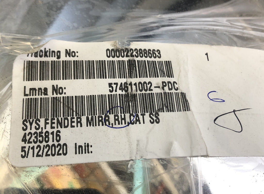 CAT 4235816 Mirror RH Fender 423-5816 NEW!! FREE SHIPPING!!