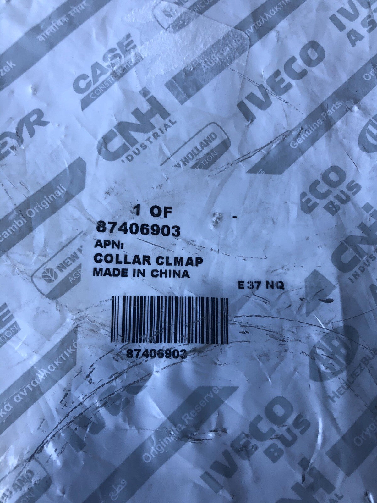 CNH 87406903 Genuine Bent Bolt Collar Clamp NEW! FREE SHIPPING!!!