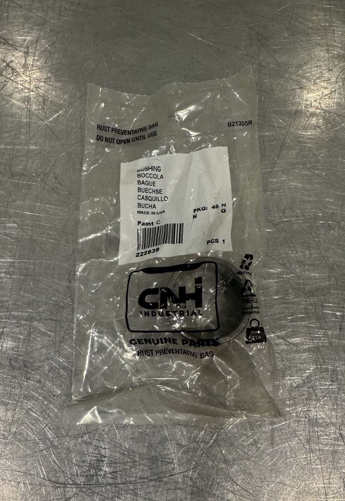 CNH 222939 Bushing Genuine New Holland Case NEW! FREE SHIPPING!