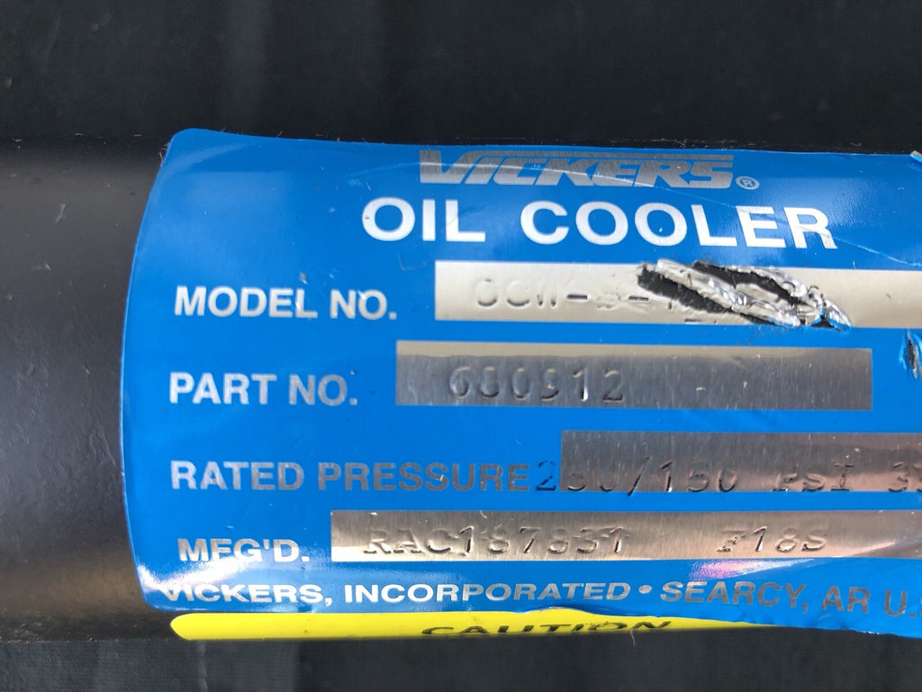 Vickers 680912 Eaton Oil Cooler NEW!!! FREE SHIPPING!!!