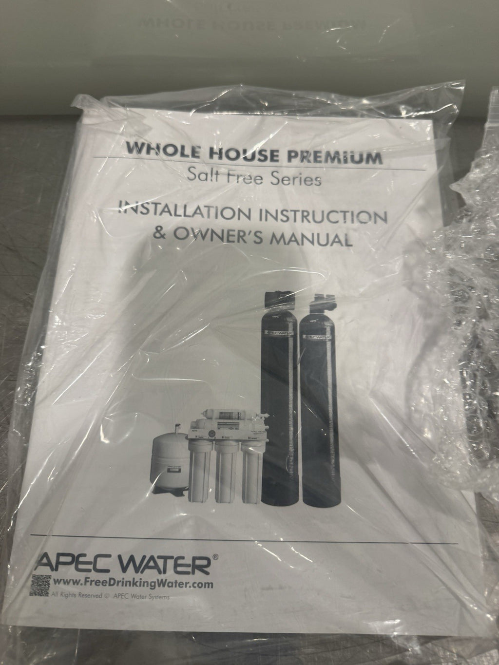 Apec Water Futura-15-FG-PAR Anti Scale Water Conditioner NEW IN BOX! SHIPS FREE!