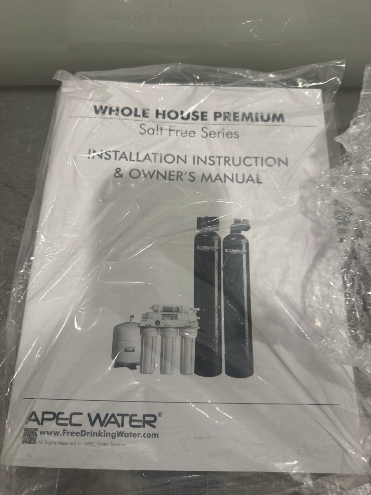 Apec Water Futura-15-FG-PAR Anti Scale Water Conditioner NEW IN BOX! SHIPS FREE!