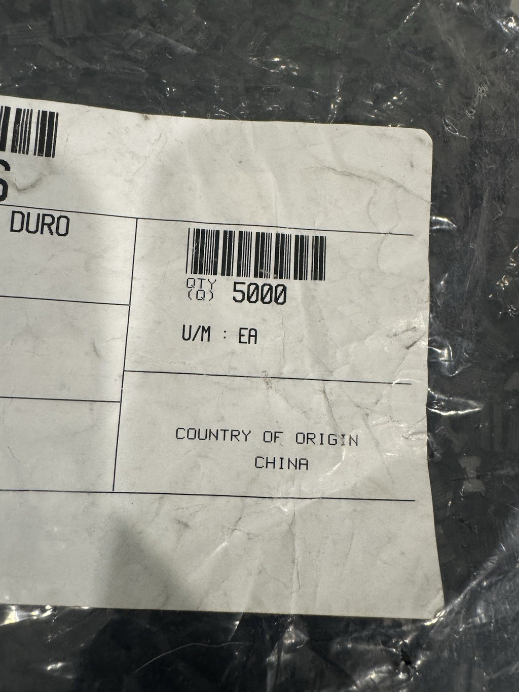 02S-4636 NBR Bumper 60 Duro PACK OF 5000 NEW! FREE SHIPPING!