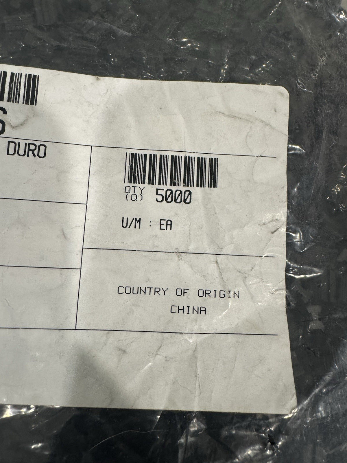 02S-4636 NBR Bumper 60 Duro PACK OF 5000 NEW! FREE SHIPPING!
