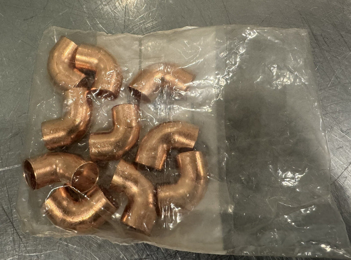Everbilt CP607 1/2” Copper Elbow 10 PACK NEW! FREE SHIPPING!