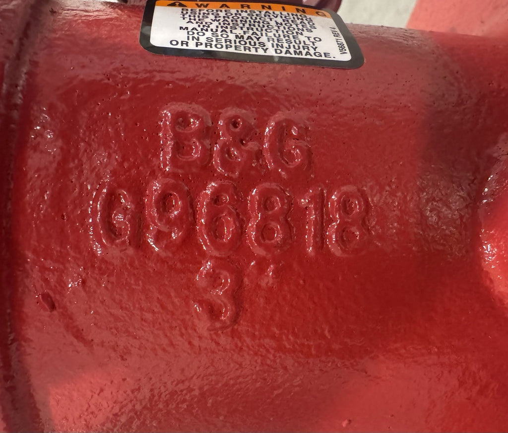 Bell & Gossett G96818 Circuit Setter 3” Balance Valve CB-3F 117117 NEW!
