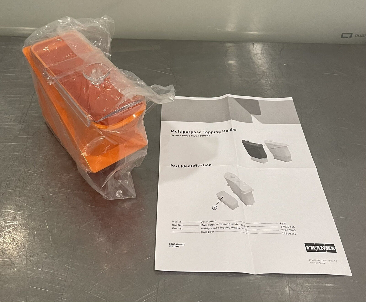 Franke 27800815 Multipurpose Topping Holder Orange NEW! FREE SHIPPING!