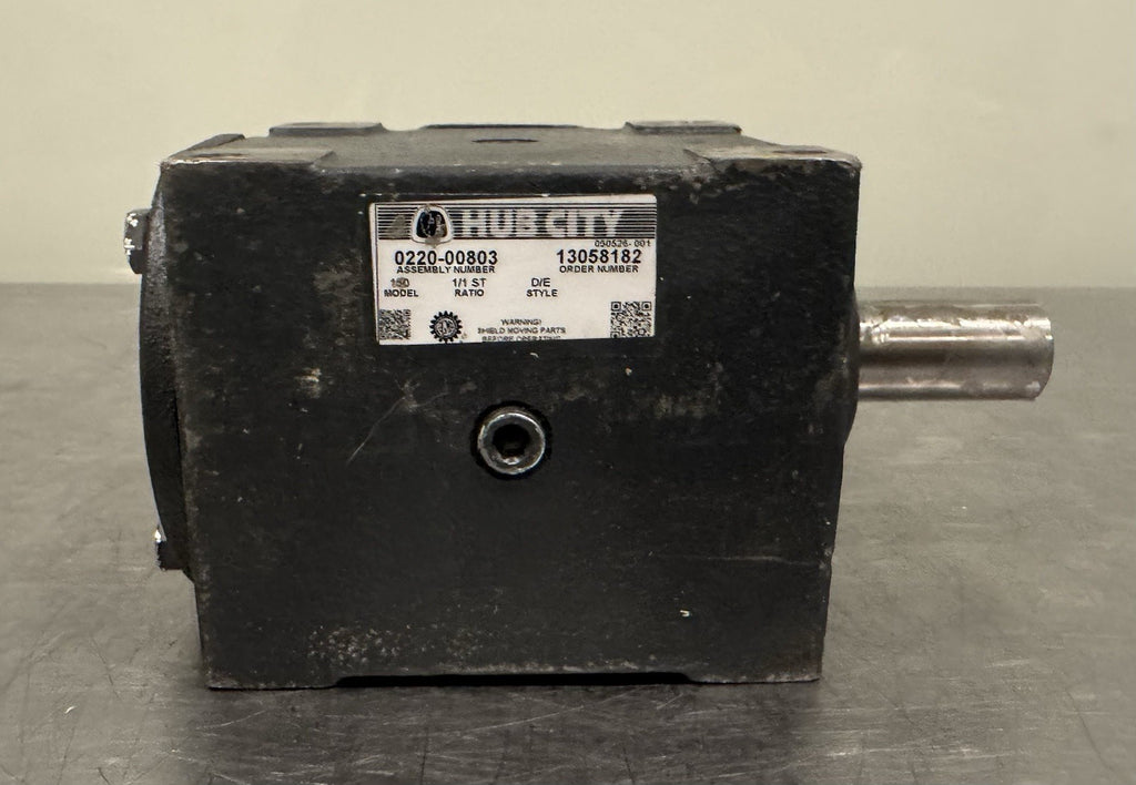 Hub City 0220-00803 Gear Reducer Model 150 1/1 ST Ratio D/E Style NEW SHIPS FREE