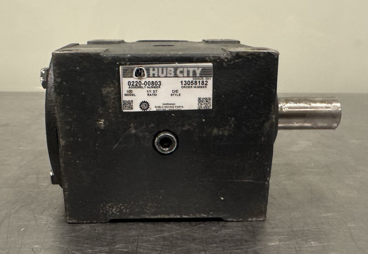 Hub City 0220-00803 Gear Reducer Model 150 1/1 ST Ratio D/E Style NEW SHIPS FREE