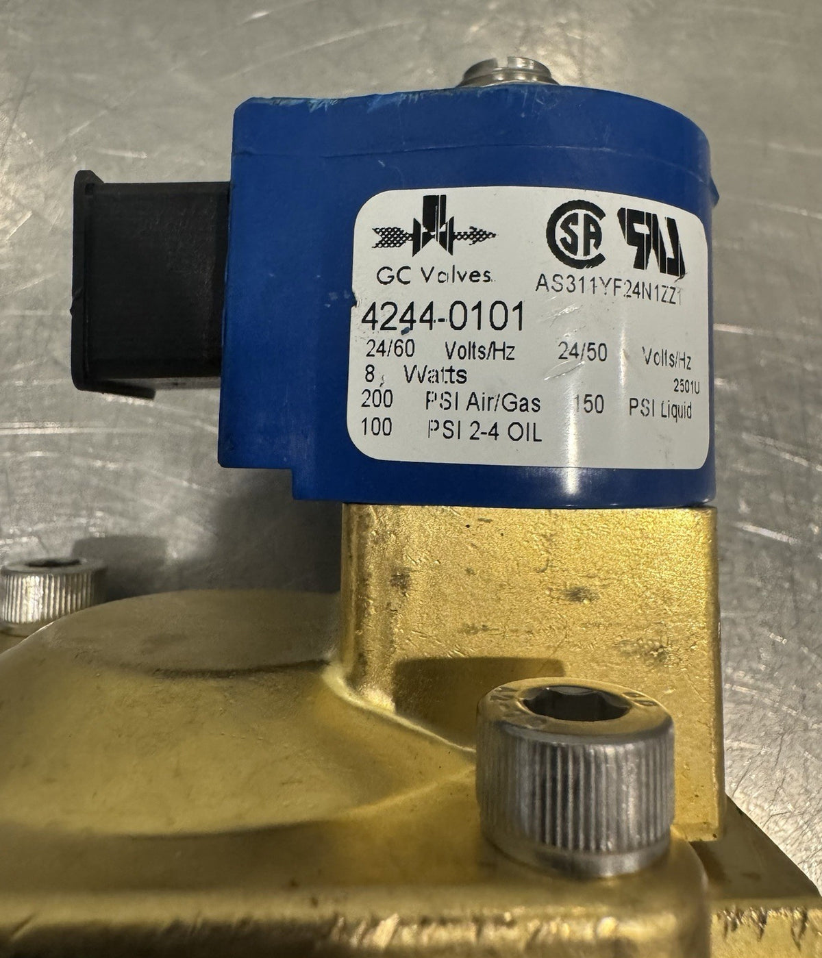 GC Valves 4244-0101 Solenoid Valve ASSY NEW! FREE SHIPPING!