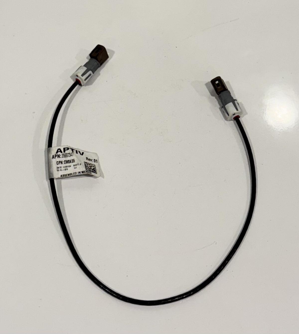 Aptiv 35697347 Delphi Wire Harness Coax Connector CW0435 NEW! FREE SHIPPING!