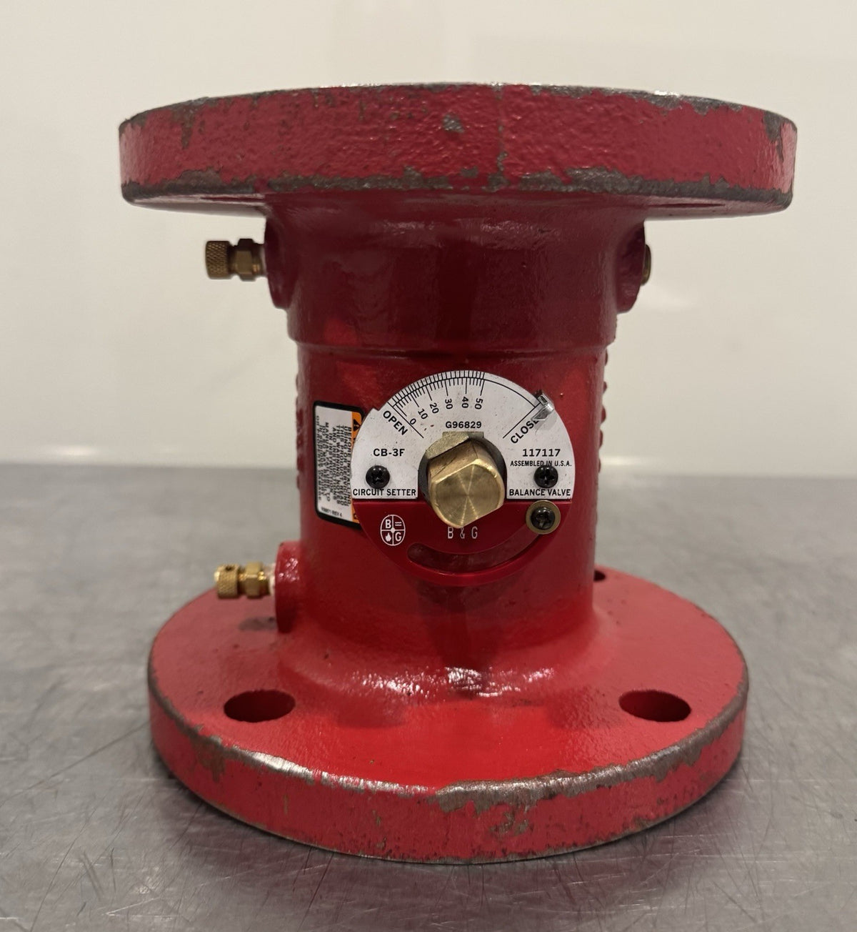 Bell & Gossett G96818 Circuit Setter 3” Balance Valve CB-3F 117117 NEW!