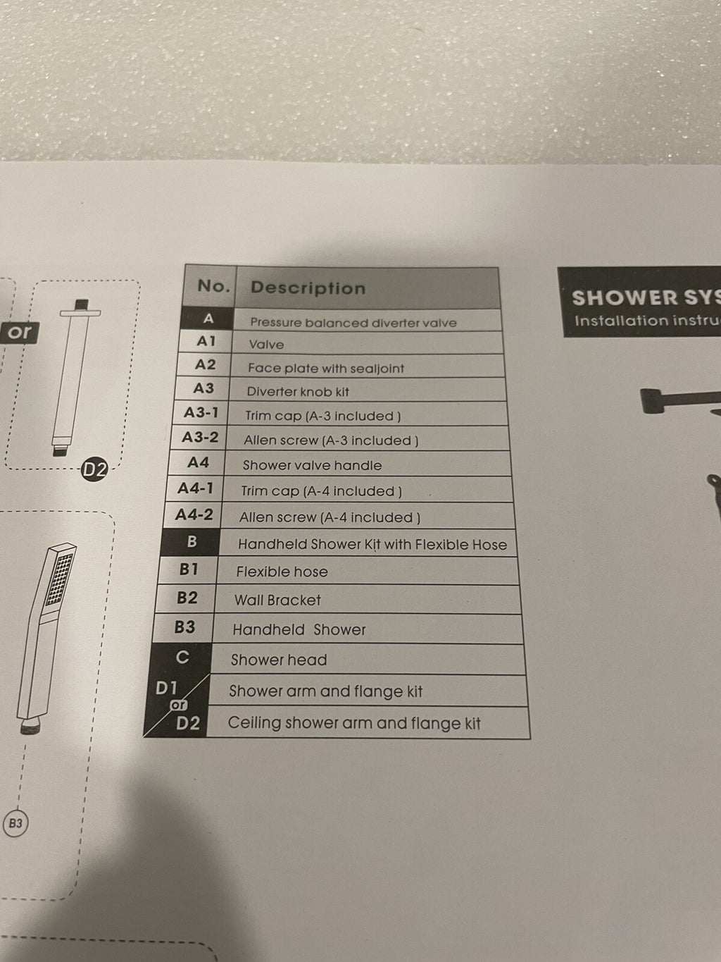 TH600DF-12NS Shower System Brushed Nickel NEW IN BOX! FREE SHIPPING!