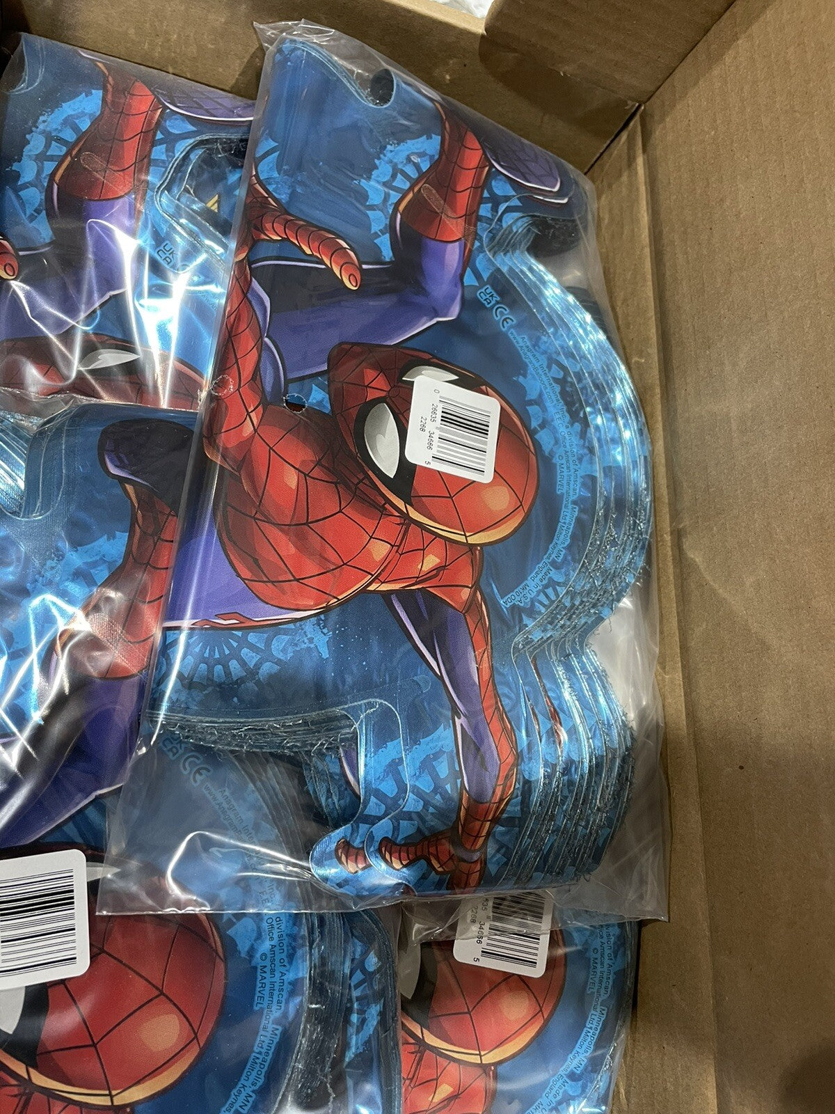 (1) Spider-Man 14” Mini Balloon Anagram 34666 NEW! FREE SHIPPING!