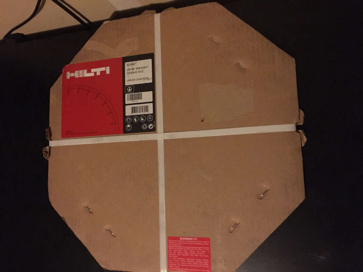 Hilti Green Concrete Blade 421697 DS-BF 14x125/1" CGXA-E UC2 NEW