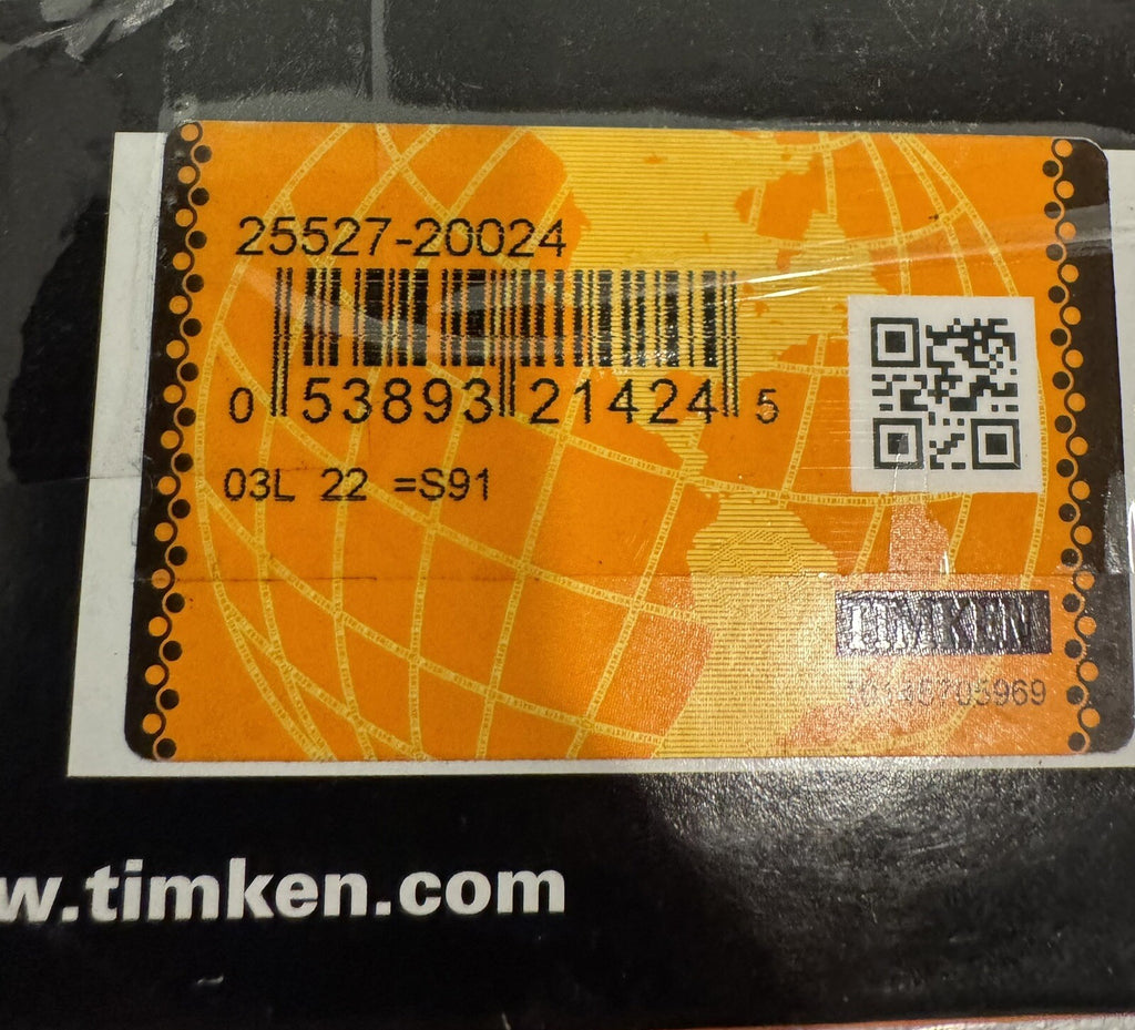 Timken 25527-20024 Tapered Roller Bearing Cup NEW! FREE SHIPPING!
